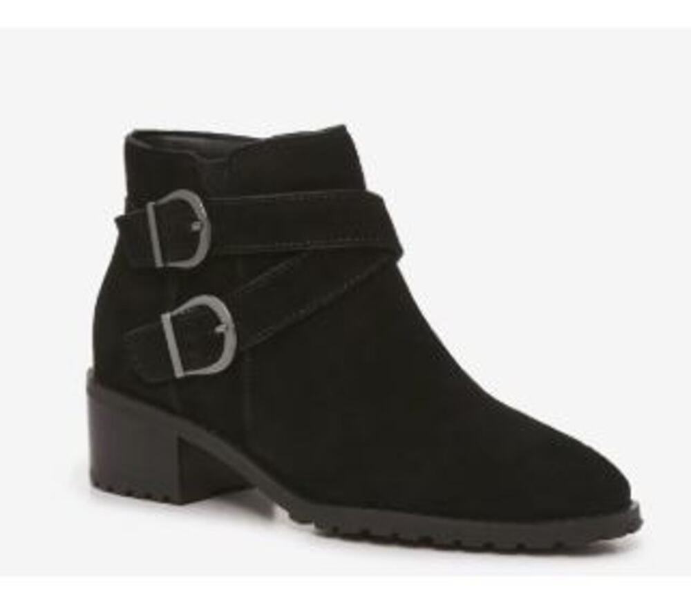 NWOB Blondo Sway Bootie Waterproof suede Black womens size 9